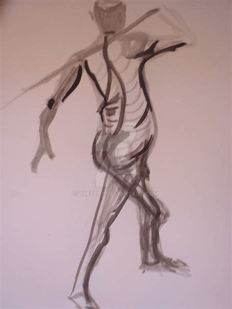 Life Drawing Male Model By Treeent On Deviantart