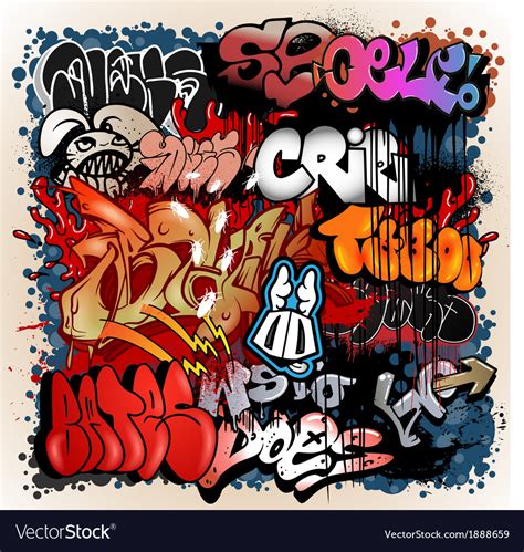 Graffiti Vector Clipart Illustrations Graffiti Clip Art Vector My Xxx