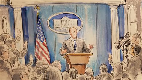 No Slide Name Set Cnn Sent A Sketch Artist To A White House Press