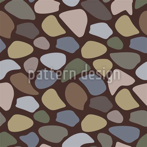 Pebble Seamless Vector Pattern Design