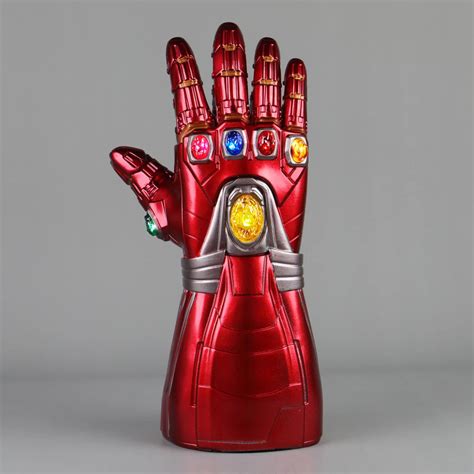 New Ironman Infinity Gauntlet Stones Detachable With Led Light Cosplay