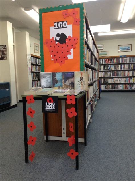 Remembrance Day Display At Troon Library Library Library Services