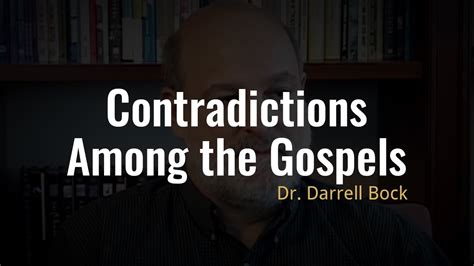 Are The Differences Between The Gospels Necessarily Contradictions