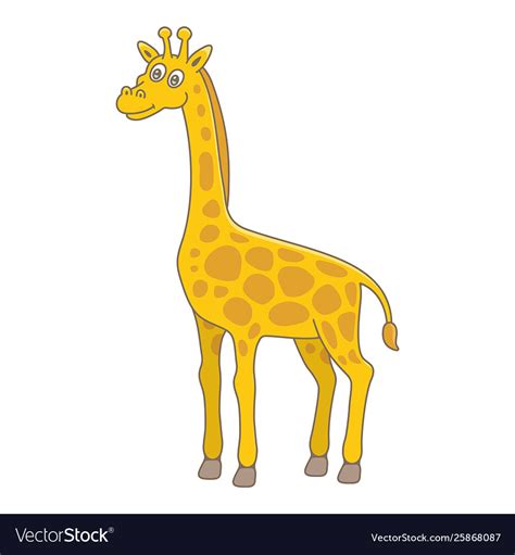 Giraffe Royalty Free Vector Image Vectorstock