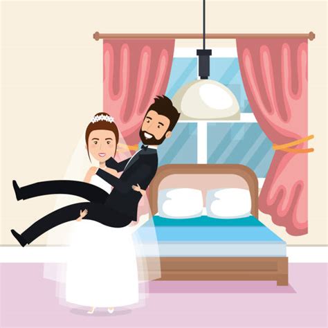 Royalty Free Young Couple Bed Clip Art Vector Images And Illustrations
