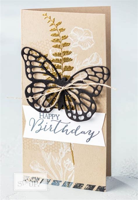 Beautiful Butterfly Birthday Card Cards Handmade Simple Cards