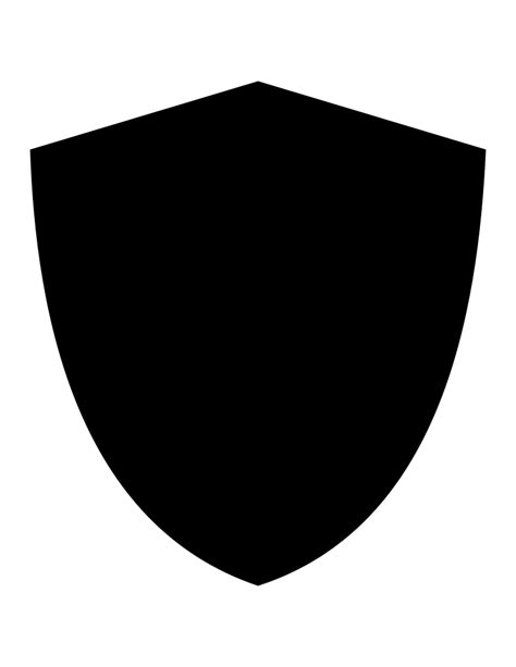 Onlinelabels Clip Art Basic Shield 1