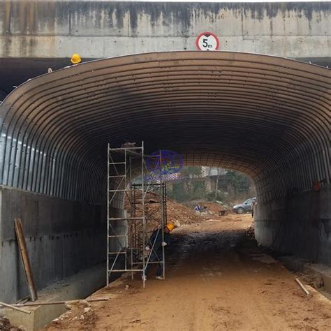 Use The Corrugated Steel Culvert To Replace The Concrete Culvert China