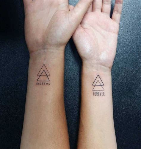 25 Sister Tattoo Ideas To Get With Your Other Half Matching Sister