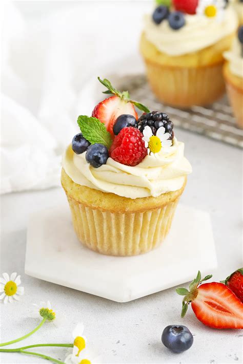 Gluten Free Lemon Cupcakes With Lemon Frosting One Lovely Life