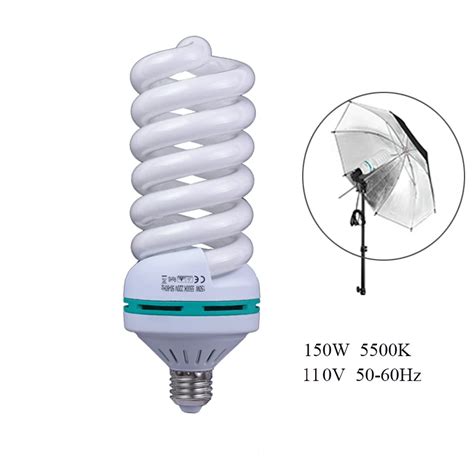 New Photographic Lighting E27 110V 150W 5500K Photo Studio Bulb Video