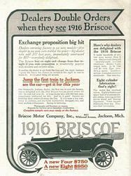 Classic Ads - Old Car Ads Maxwell Briscoe - classic Briscoe car ads.