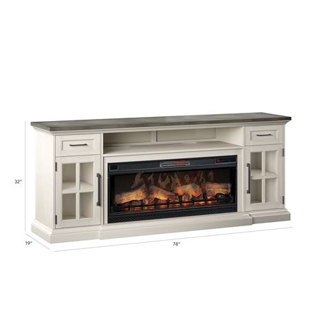 Tresanti® Sloane TV Console with ClassicFlame® Electric Fireplace
