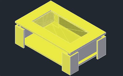 Autocad blocks of furniture chairs beds tables desk benches in dwg and dxf format, modern commercial oriental and contemporary furniture, for bedroom kitchen living room restaurant school. 3D drawing of center table in dwg file - Cadbull