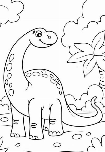 Dinosaur Coloring Pages Printable Preschool Dinosaurs Pdf