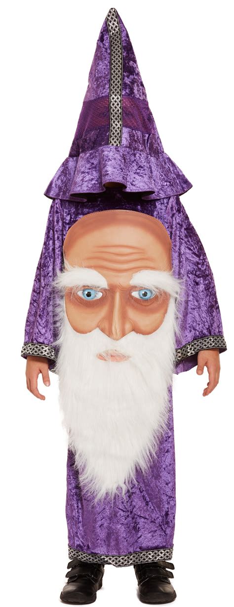 Kids Wizard Jumbo Face Costume