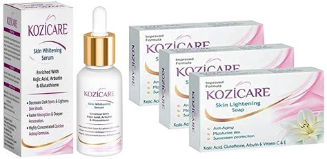 Buy Kozicare Kojic Acid Vitamin E Arbutin Skin Lightening Soap 75g