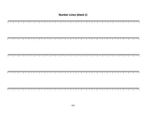 7 Best Images Of Printable Number Line Template Blank