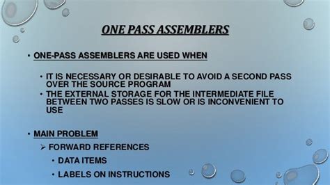 Single Pass Assembler