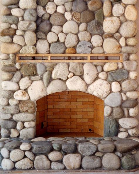 It can also include a rock wall that is used as. River rocks, River rock fireplaces and Rock fireplaces on ...