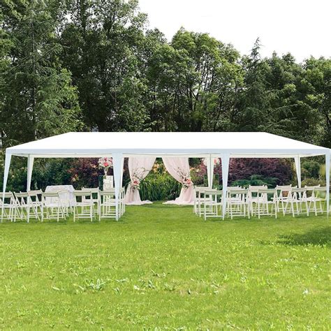 Backyard Tent For Party Segmart 10 X 30 Outdoor Canopy Tent With 7