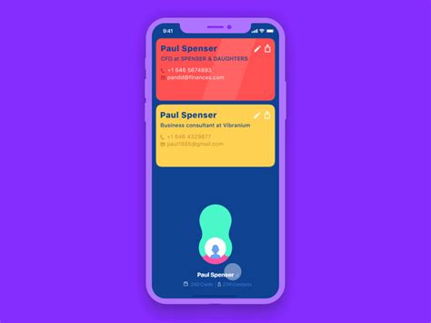 We handpicked lots of mobile app examples with templates covering different aspects of app designs. Business Card App by tubik on Dribbble