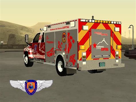 Gta Sa Emergencias Venezuela Gmc Topkick C 4500 De Los Bomberos Del