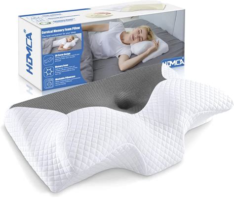 HOMCA Almohada Cervical de Espuma viscoelástica Almohada de Espuma