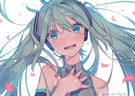 Wallpaper Hatsune Miku Vocaloid Anime Girls Women