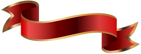 Banner Red Clip Art Red Banner Png Download 80003098 Free