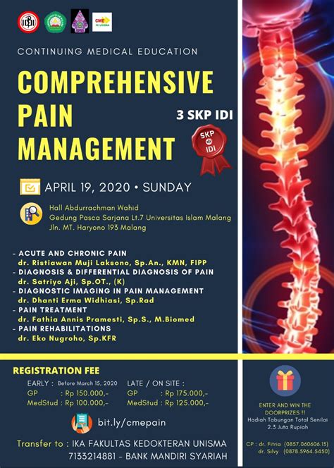 Comprehensive Pain Management Seminar Dokter