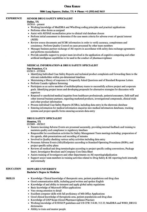 Sample Resume For Pharmacovigilance Fresher Tantmahec
