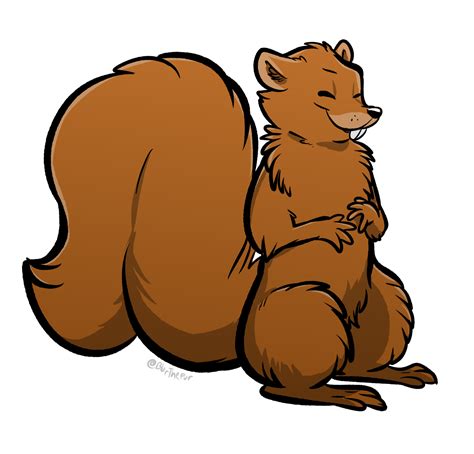 Daily Doodle 81 Squirrel — Weasyl