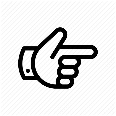 Hand Direction Sign Clipart Best