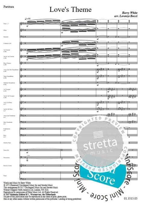 Loves Theme From Barry White Buy Now In The Stretta Sheet Music Shop