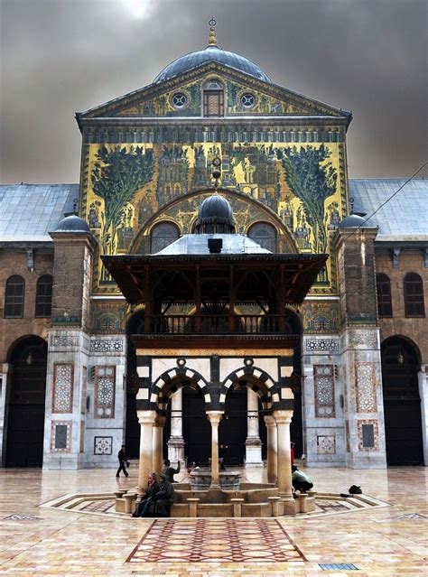 Umayyad Mosque In Damascus Source Khaste Irooni Via Islamicartdb U