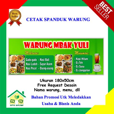 Kumpulan 60 contoh desain spanduk warung seblak koleksi kasima grafika. Contoh Spanduk Warkop - Jual Banner Warkop Murah Harga ...