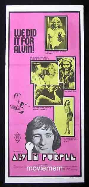 Alvin Purple Daybill Movie Poster Tim Burstall Graeme Blundell Moviemem Original Movie