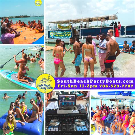 Island Bbq Boat Party In Miami Florida South Beach Party Boats