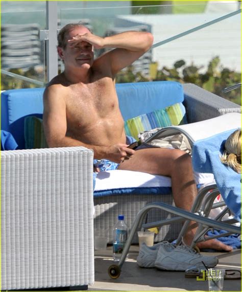 Kelsey Grammer Miami Poolside With Kayte Walsh Photo Kayte