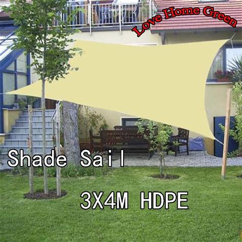 High sunblock sun sail shade & shade cloth. New Rectangle Sun Shade Net Combination Shade Sail HDPE ...