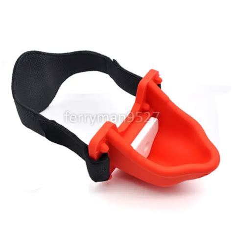 silicone urine open mouth gag head harness urinal piss restraints binding hot £48 70 picclick uk