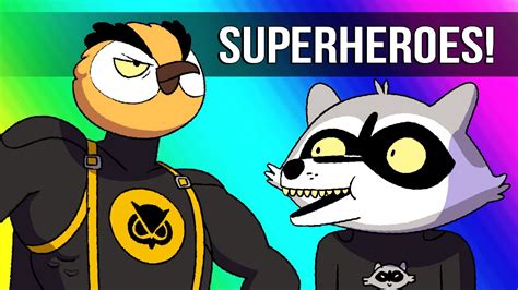 Vanoss Gaming Animated Bat Owl And Batcoon Stopping The Train Youtube