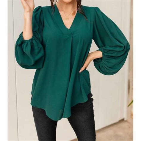 Ave Shops Tops New Ave Shops Sammie Blouse In Deep Green Poshmark