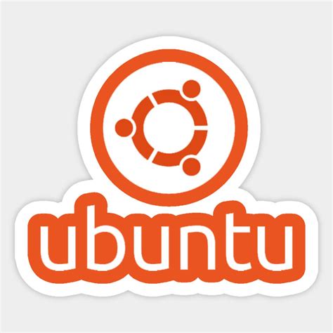 Ubuntu Authentic Logo Sticker Ubuntu Linux Artofit