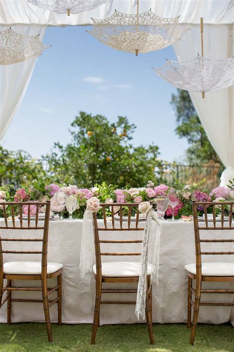 Romantic Vintage Inspired Outdoor Bridal Shower With Pastel Décor Outdoor Bridal Showers