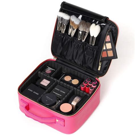 Ts For Women Rownyeon Pu Leather Makeup Case Mini Makeup Bag