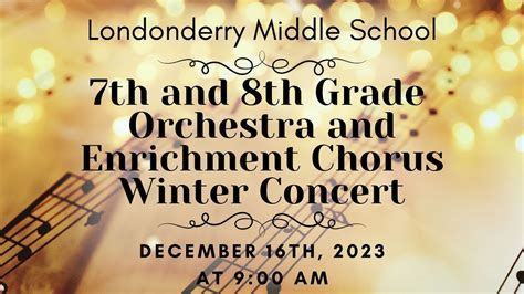 Lms Winter Concerts 2023 Concert 3 7 And 8 Grade Orchestra And 7 And 8