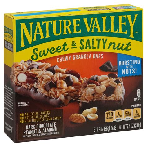 Nature Valley Dark Chocolate Peanut And Almond Sweet And Salty Nut Granola