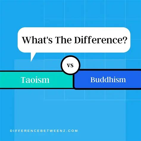Difference Between Taoism And Buddhism Difference Betweenz